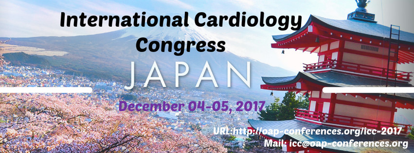 Open Access Pub invites you to attend the International Cardiology Congress 2017 (ICC-2017) which is going to be held during December 04-05, 2017 in Osaka, Japan.
Theme:  Blooming landscapes in Cardio Research.
